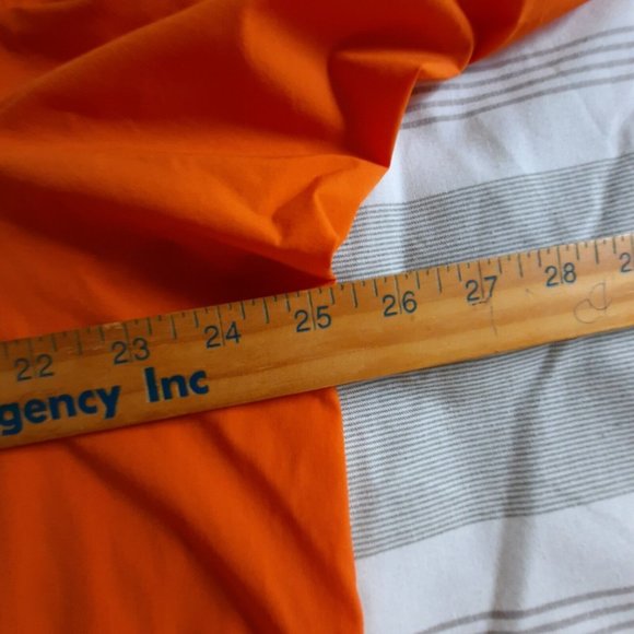 Grundéns Mens Orange Nylon Blend Button Up Short Sleeve Fishing Shirt XL - Picture 5 of 6